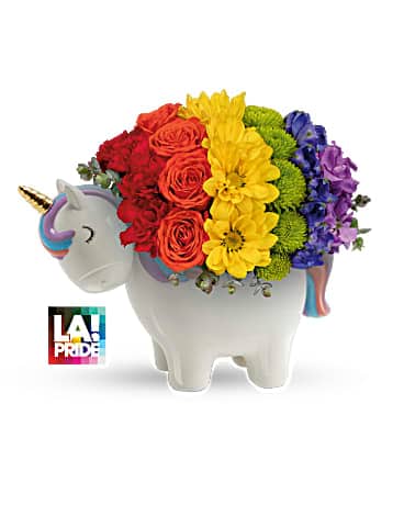 Teleflora's Dreaming of Rainbows Bouquet Bouquet